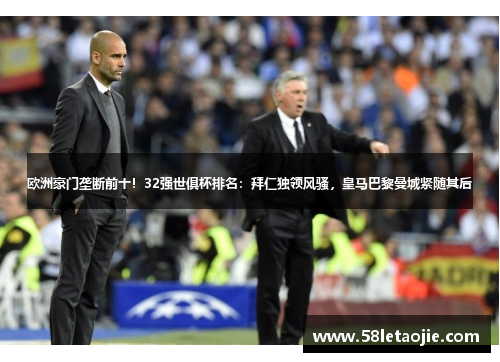 欧洲豪门垄断前十！32强世俱杯排名：拜仁独领风骚，皇马巴黎曼城紧随其后